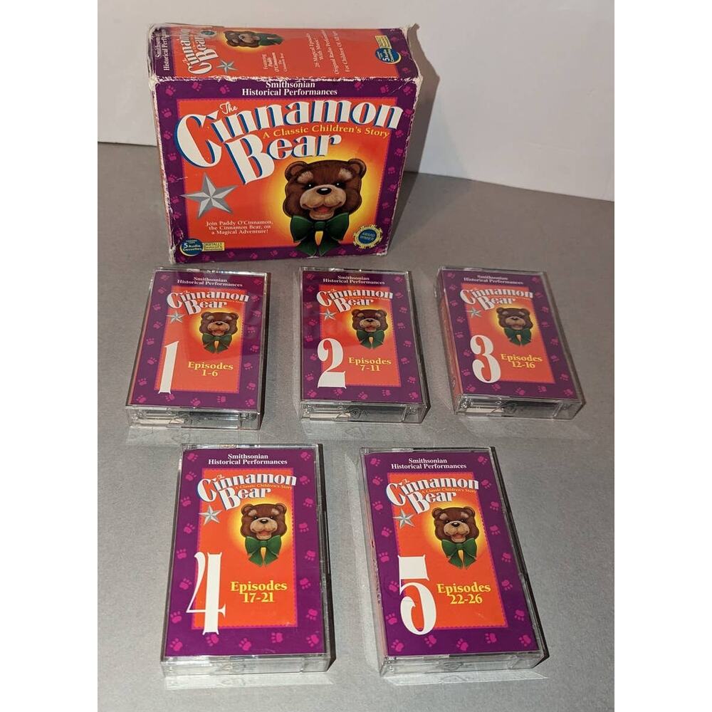 Vintage 1995 Cinnamon Be 5 Audio Cassettes Smithsonian Collection Like New